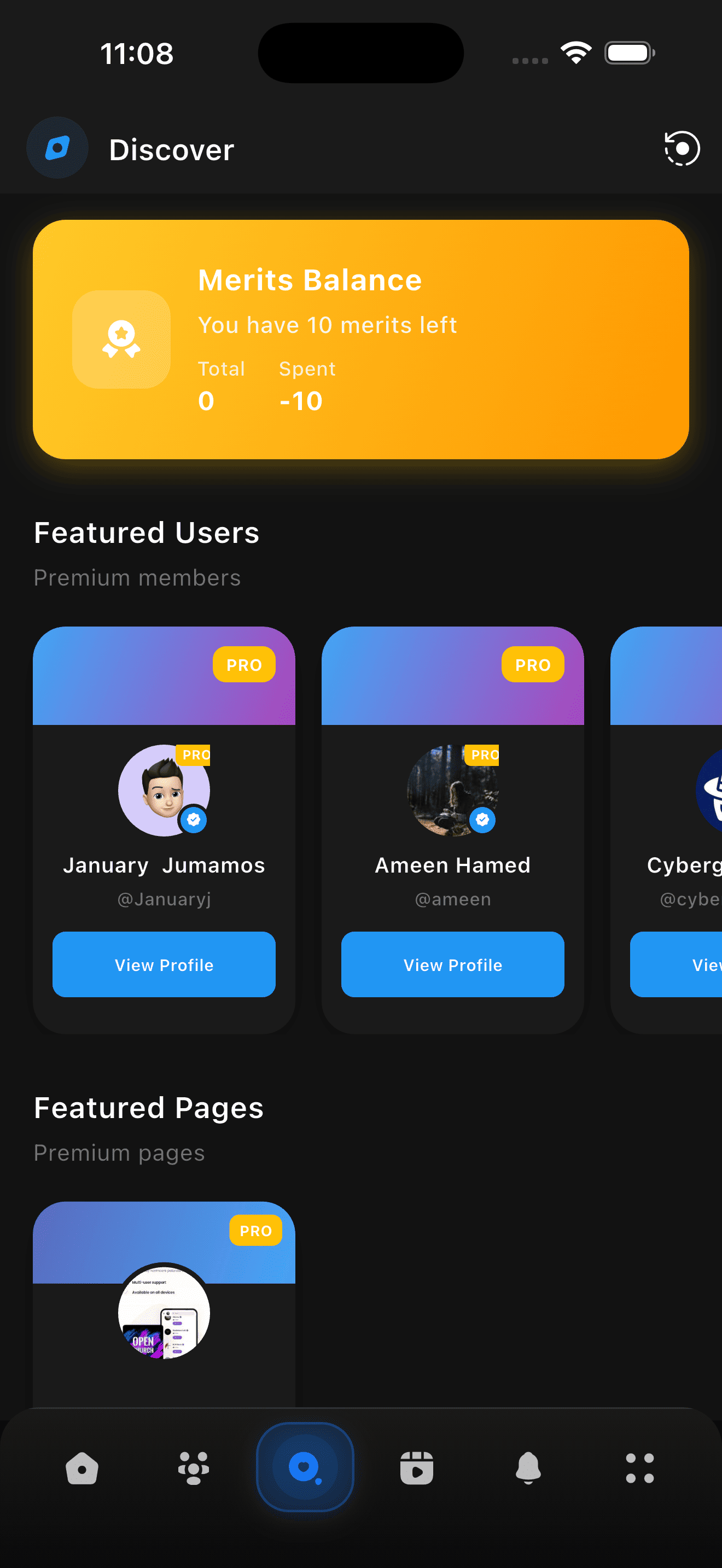 Sngine Pro Timeline – Flutter Social Networking App (Android & iOS) mobile preview